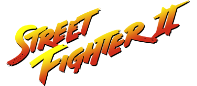 Street Fighter II logo for ZX Spectrum